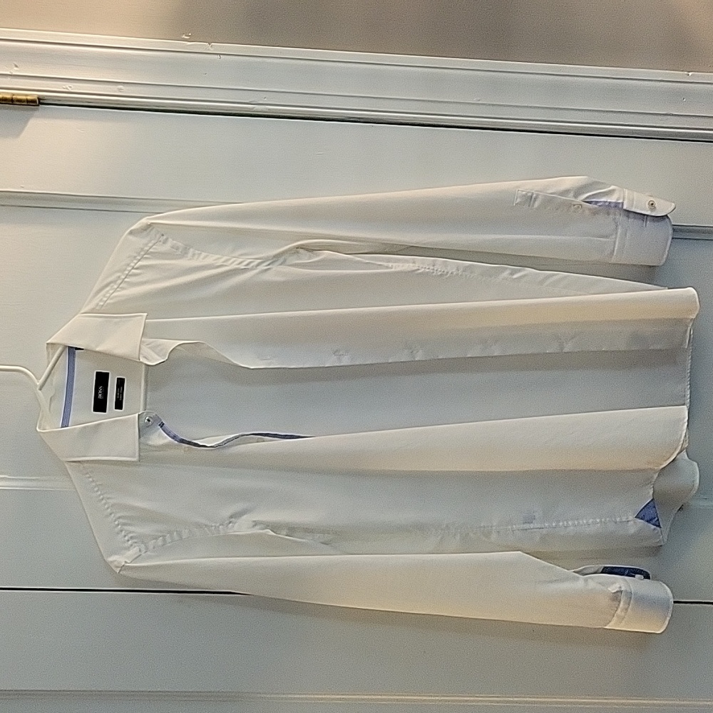 BOSS White Button Down Shirt